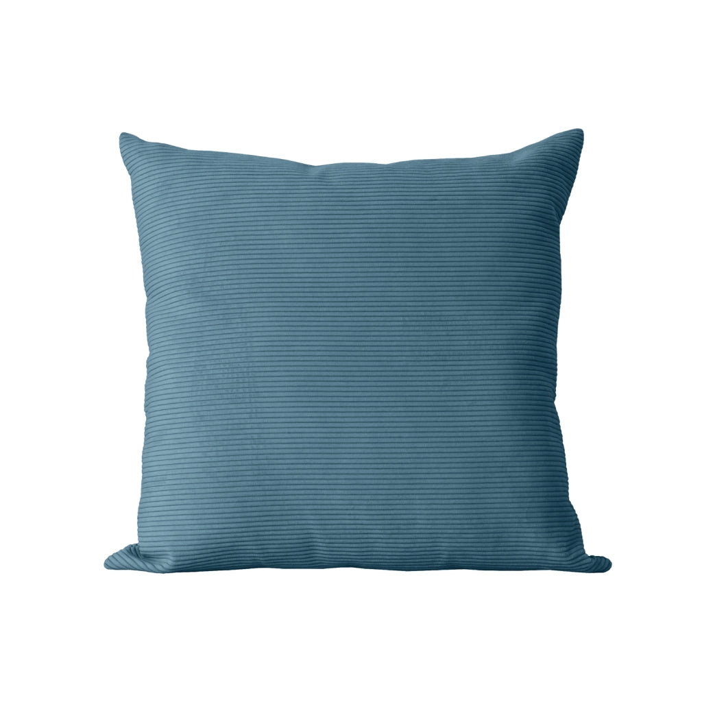Cuscino quadrato in velluto blu - 45x45 cm - DUNE