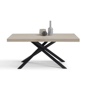 Tavolo consolle allungabile 160x90 CASSIOPEA 2 allungabile fino a 240 cm colore Olmo, 100% MADE IN ITALY, design moderno ideale per sala da pranzo, cucina e soggiorno