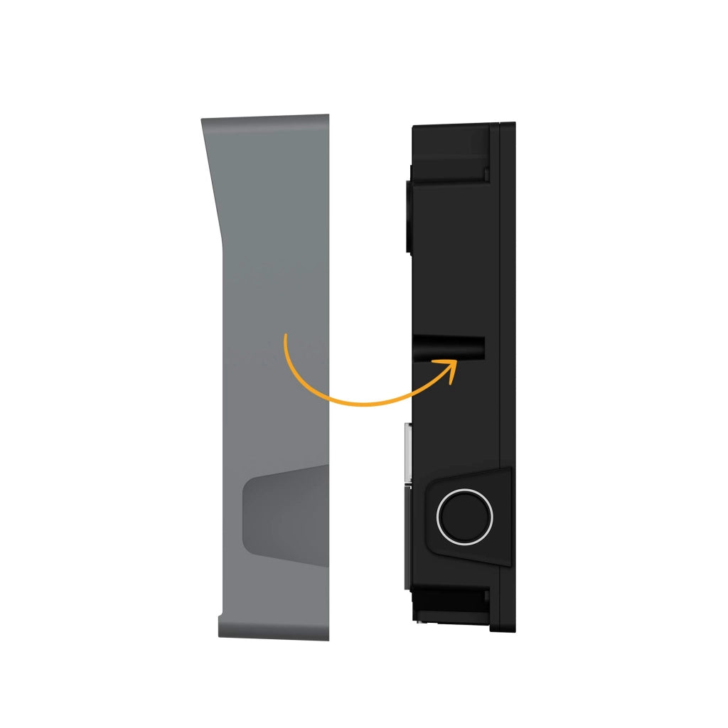 Extel Wave 3 Videocitofono Senza fili Smart Wi-Fi con impronta digitale e controllo da smartphone, Visione Notturna, Apertura da remoto + Cover Esterna Color Terracotta