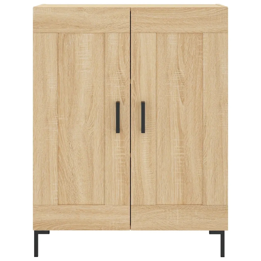 Credenza-Buffet-Armadio da cucina Rovere Sonoma 69,5x34x180 cm in Legno Multistrato 398155