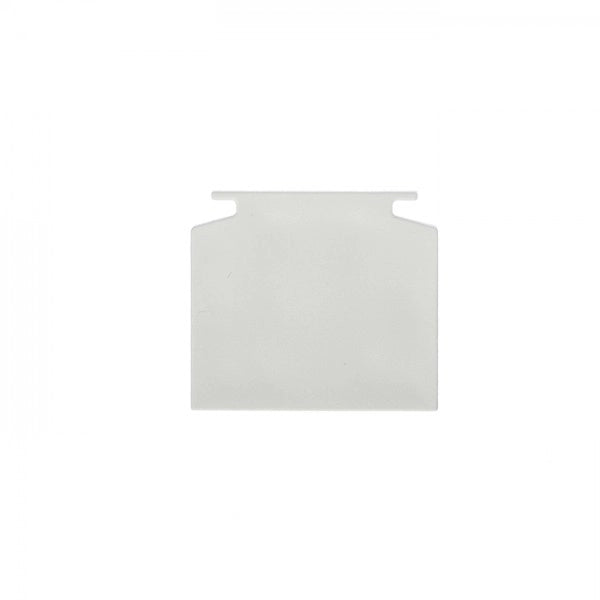 EUTRAC copertura terminale per binario trifase bianco 10 pz..