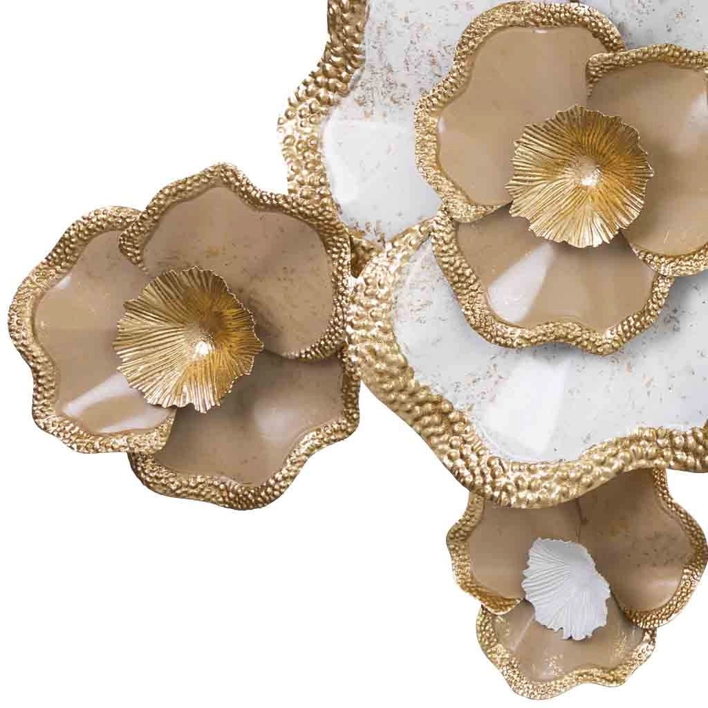 Carta da parati decorativa in metallo 134,6x67,3x10,2