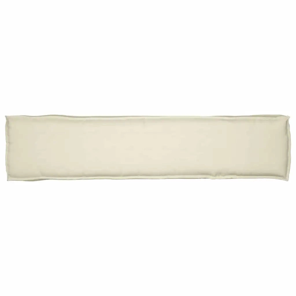 Cuscino per pallet Crema 180 x 40 x 8 cm Tessuto Oxford 42001670
