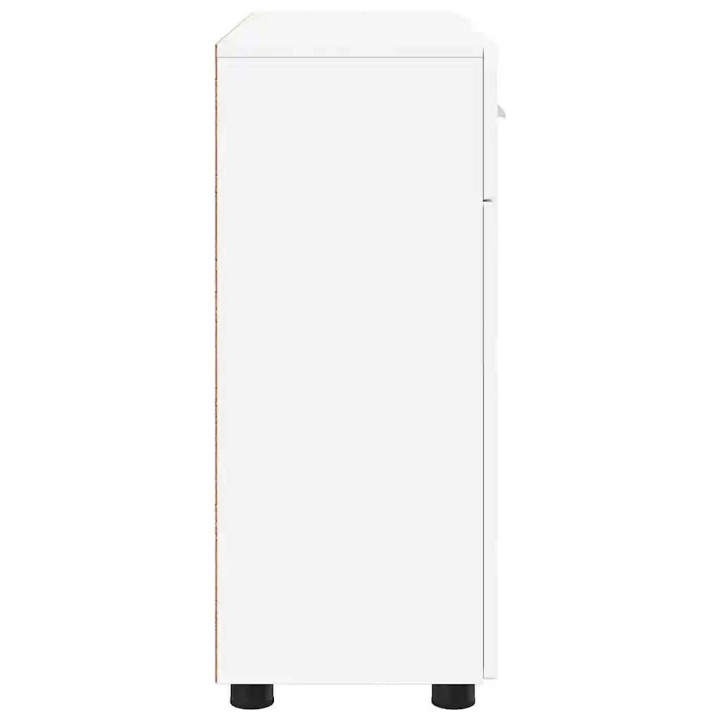 Credenza-Buffet-Armadio da cucina Bianco 88,5 x 30,5 x 73 cm Legno multistrato