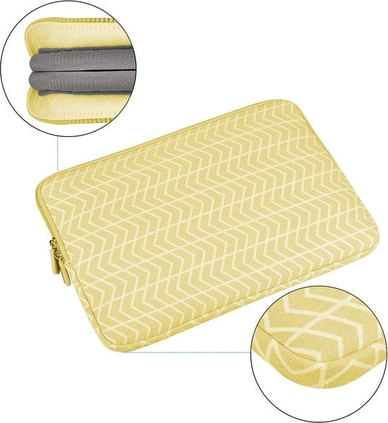 Porta Laptop 13-14 pollici, Tas di Pelle per Tablet, Porta Laptop con Protezione Waterbestendig in Neopreen Largo e Leggero