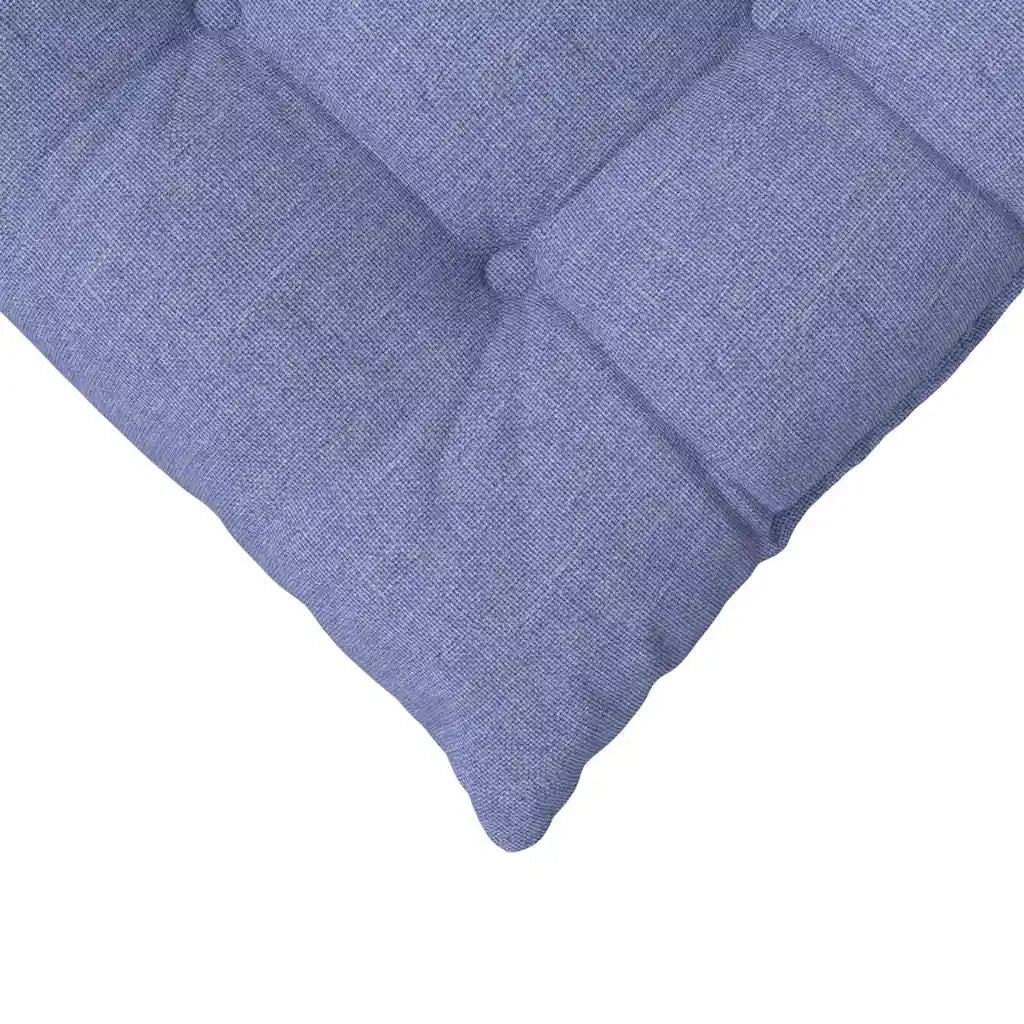 Cuscini per Seduta 4 pcs Blu jeans 40 x 40 x 6 cm Tessuto