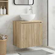 Mobile Lavabo da Parete Rovere Sonoma 49,5 x 35 x 63 cm 890384
