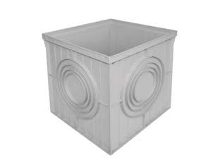 POZZETTO SINGOLO SENZA COPERCHIO  cm.40x40x40h.