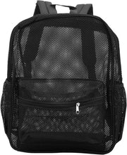 Borsa a rete per scuola, nuoto, fitness e spiaggia - Leggera, Robusta e lavabile con design trasparente