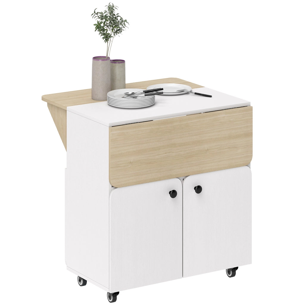 Tavolo da pranzo pieghevole 4 persone con ripiano ¨C zephmum ¨C 70x83x75 bianco