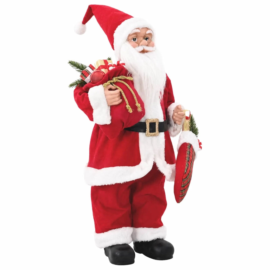Statuetta di Babbo Natale Rosso 46 cm Poliestere 42050761