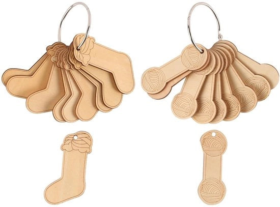 Set di chiusura a legno da 20 pezzi per artigianato