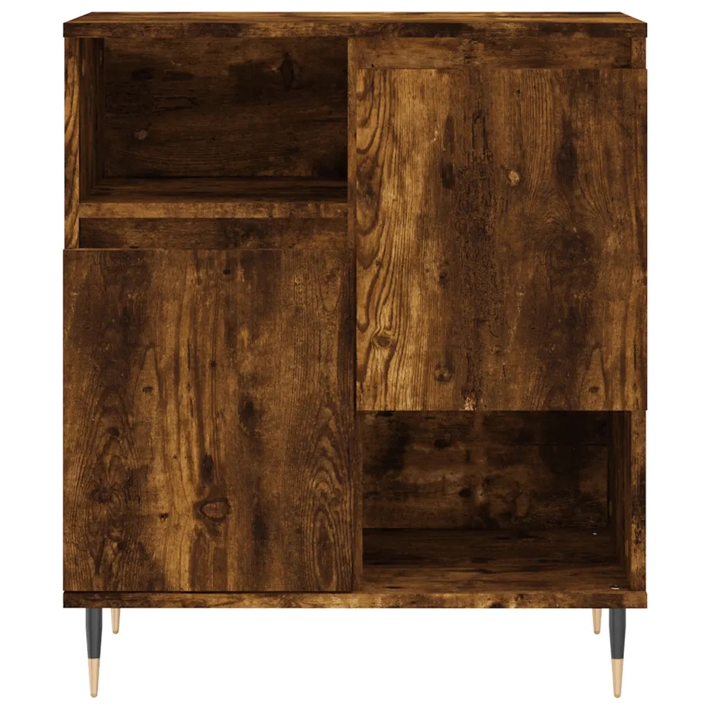 Credenze 3 pz Rovere Fumo in Legno Multistrato 3190146