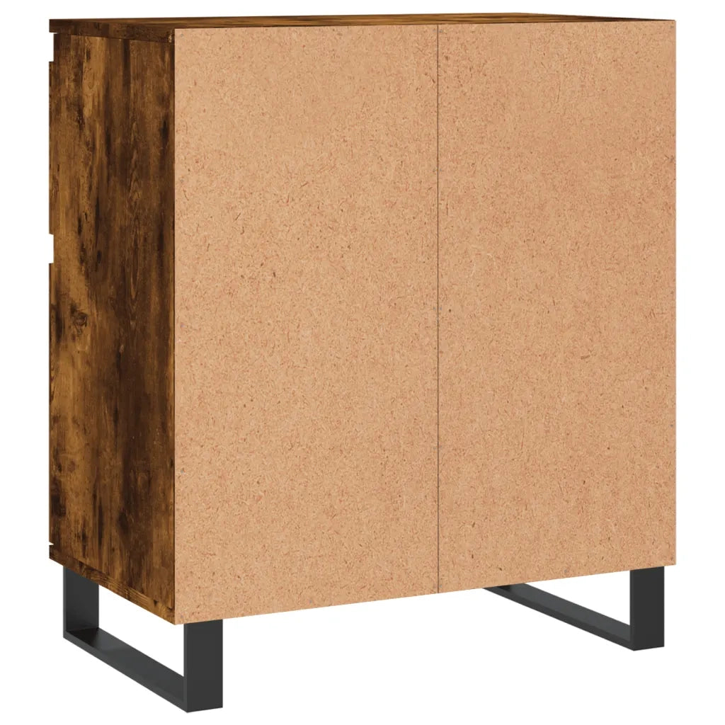 vidaXL Credenza Rovere Fumo 60x35x70 cm in Legno Multistrato
