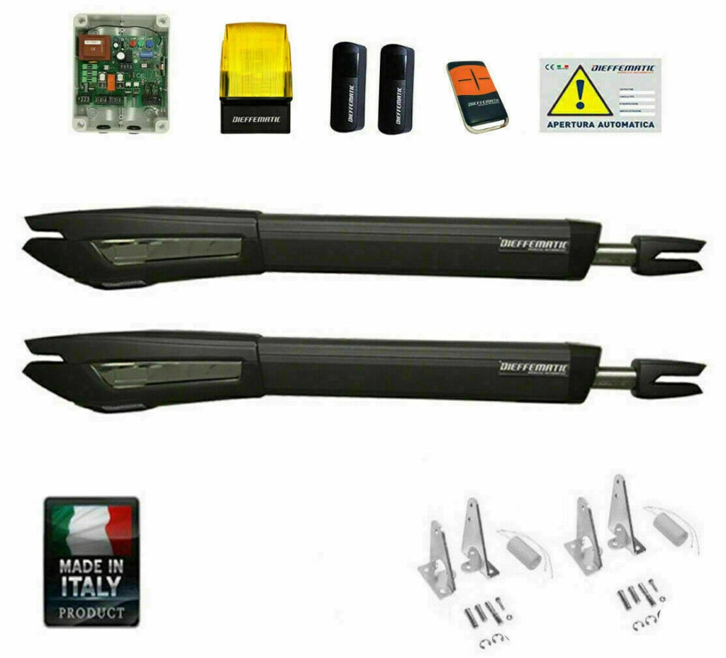 KIT AUTOMAZIONE CANCELLO AUTOMATICO AD ANTA BATTENTE 230V CORSA 400 FINECORSA #2