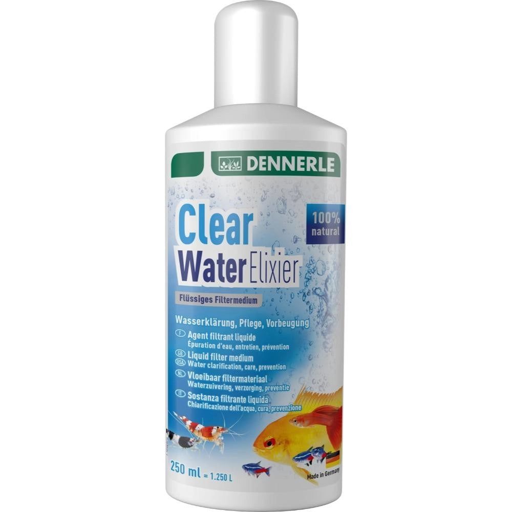 Dennerle Clear Water Elixier - chiarificatore d' acqua Formato: 250 ml