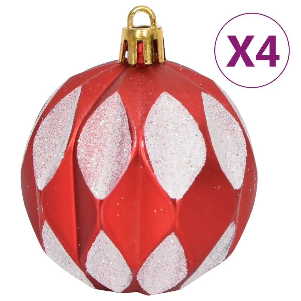 Set Addobbi di Natale 64 pz Rosso e Bianco CFW5599449