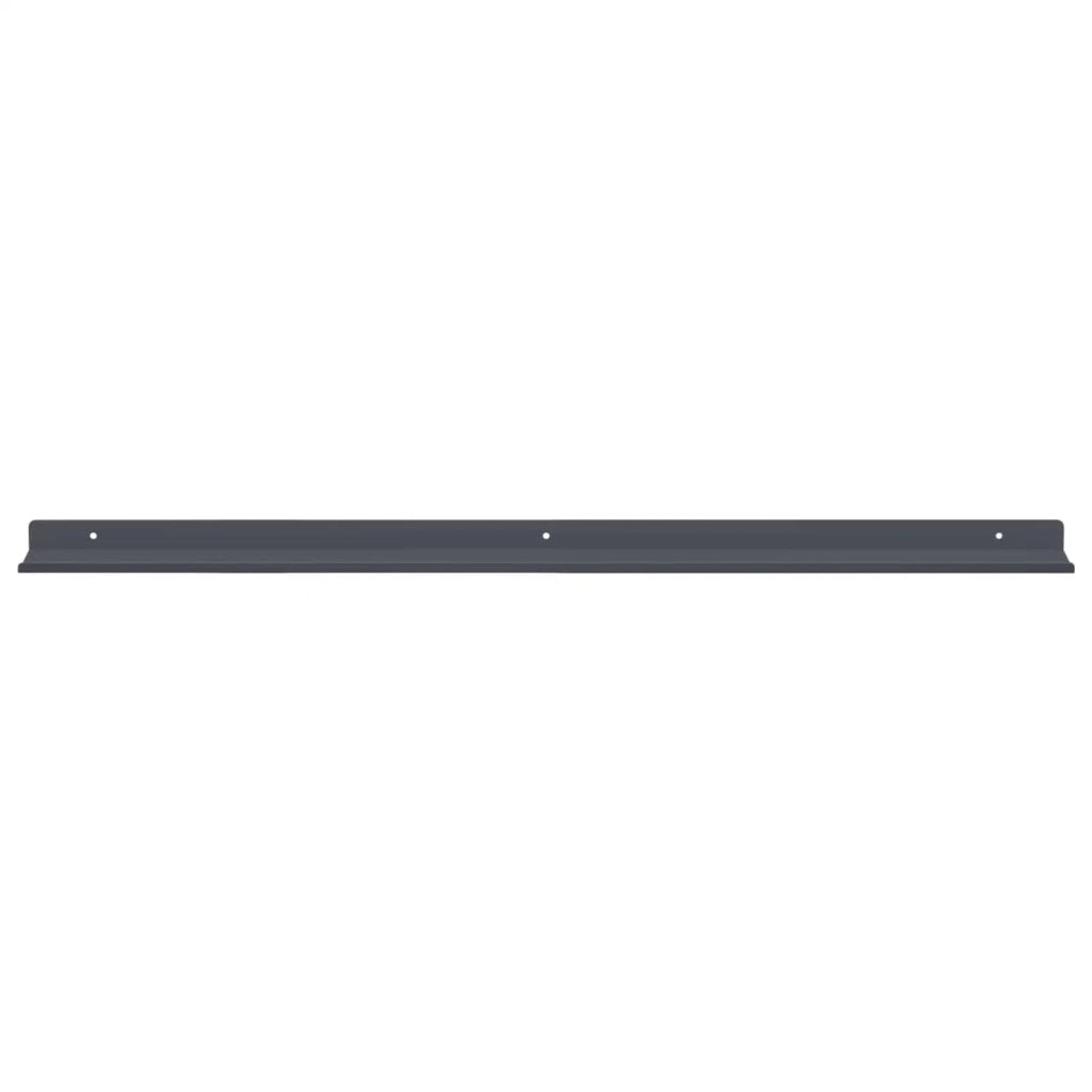 Mensola sospesa 4 pcs Antracite 80 x 9 x 2,5 cm Acciaio