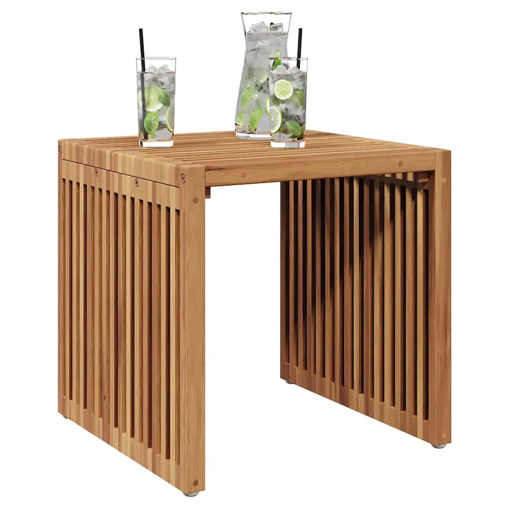 Tavolo Laterale da Giardino Marrone 45 x 42,5 x 45 cm 42006352