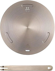 Piastra di trasferimento del calore in acciaio inossidabile - accessori per piastre a induzione - roségoud - 16 cm