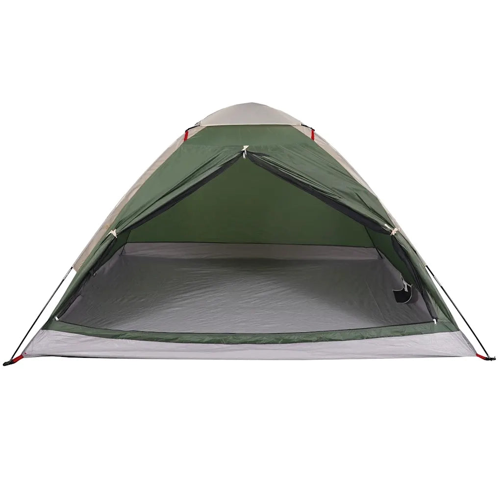 Tenda da Campeggio a Cupola per 2 Persone-Tenda per Escursionismo Verde Impermeabile 276532
