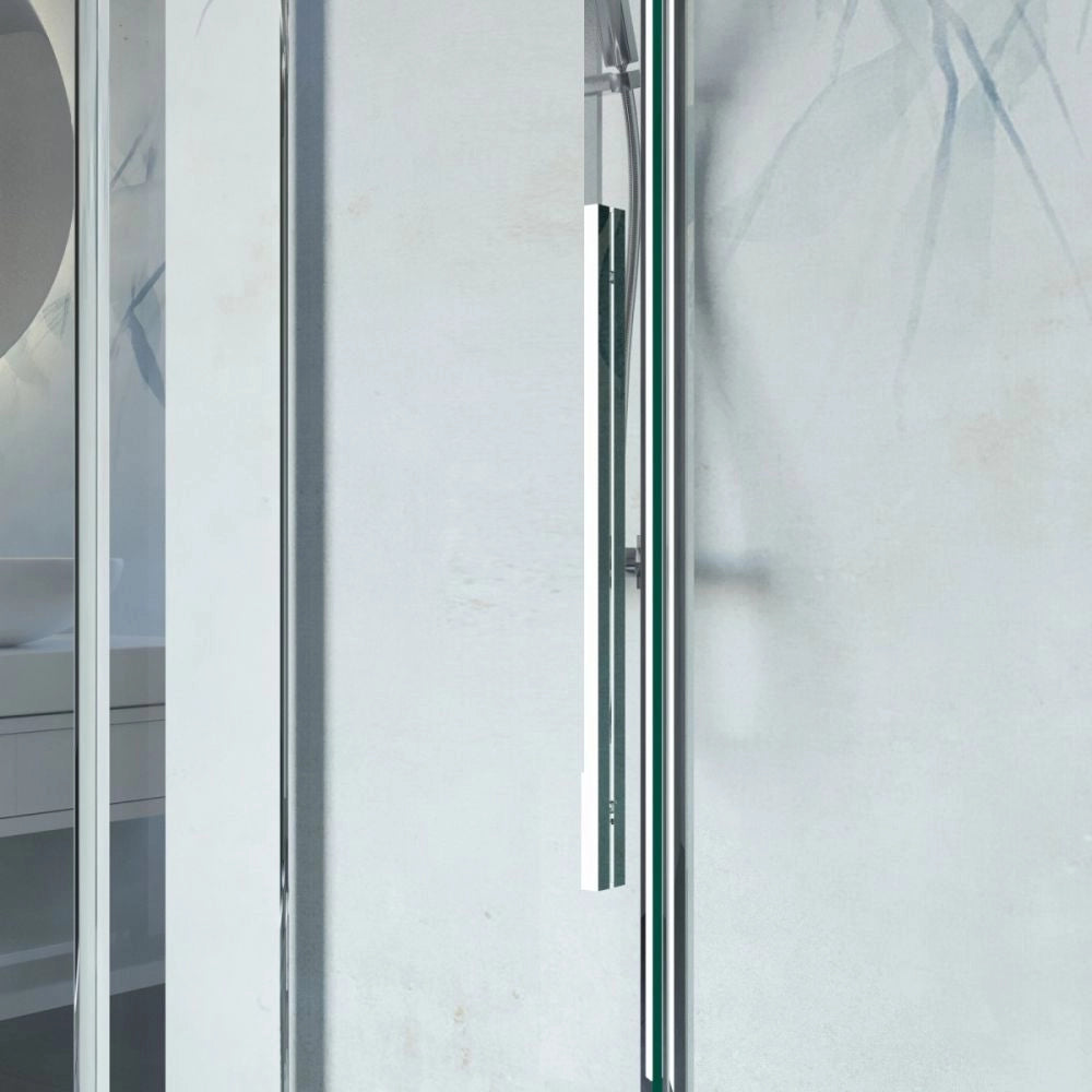 Box Doccia Anta Scorrevole Cristallo 8 mm Trasparente - Target - Misura: 150 x h200 cm 
