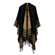Sciarpe da donna all'ingrosso, scialli grandi in jacquard con nappe semplici