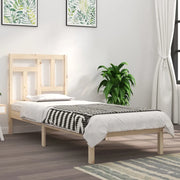 Giroletto senza Materasso-Struttura Letto 90x200 cm in Legno Massello di Pino 242412