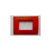 Trade Shop - Placchette Placche In Abs Per Serie Matix Bticino Compatibile 3 4 6 Moduli Color - Rosso Fuoco -6 Fori     -