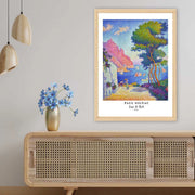 Mimeka, Quadro Materiale Struttura in Tessuto, 35x45h cm Multicolore