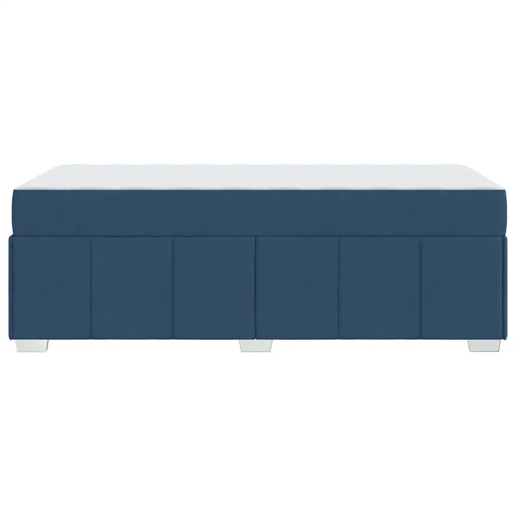 Struttura del letto con materasso Blu 100 x 200 cm Tessuto 3398271