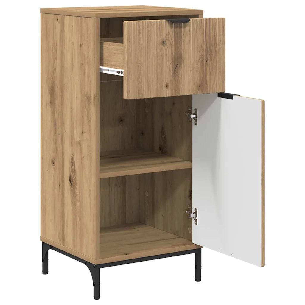 Set di mobili per il bagno con porta 2 pcs Rovere artigianale