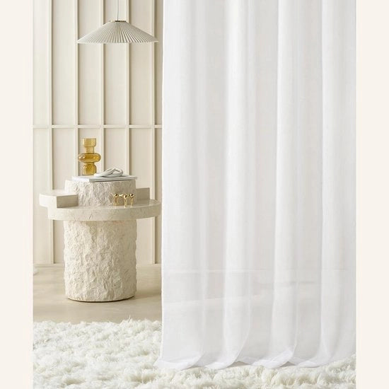 Tessuto Voile 500 x 230 cm - Trasparente - Moderno - Voile - Tela Matta - Idrorepellente