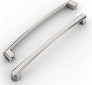 Maniglie a 10 pezzi, nickelato, per mobili, 177 mm, distanza di apertura, maniglie per porte, cucina, maniglie per carrello, maniglie per cucina, stile vintage, maniglie per armadi in bronzo.