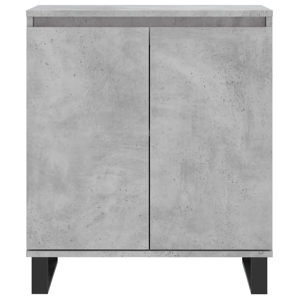 Credenza-Buffet-Armadio da cucina Grigio Cemento 60x35x70 cm in Legno Multistrato 491955