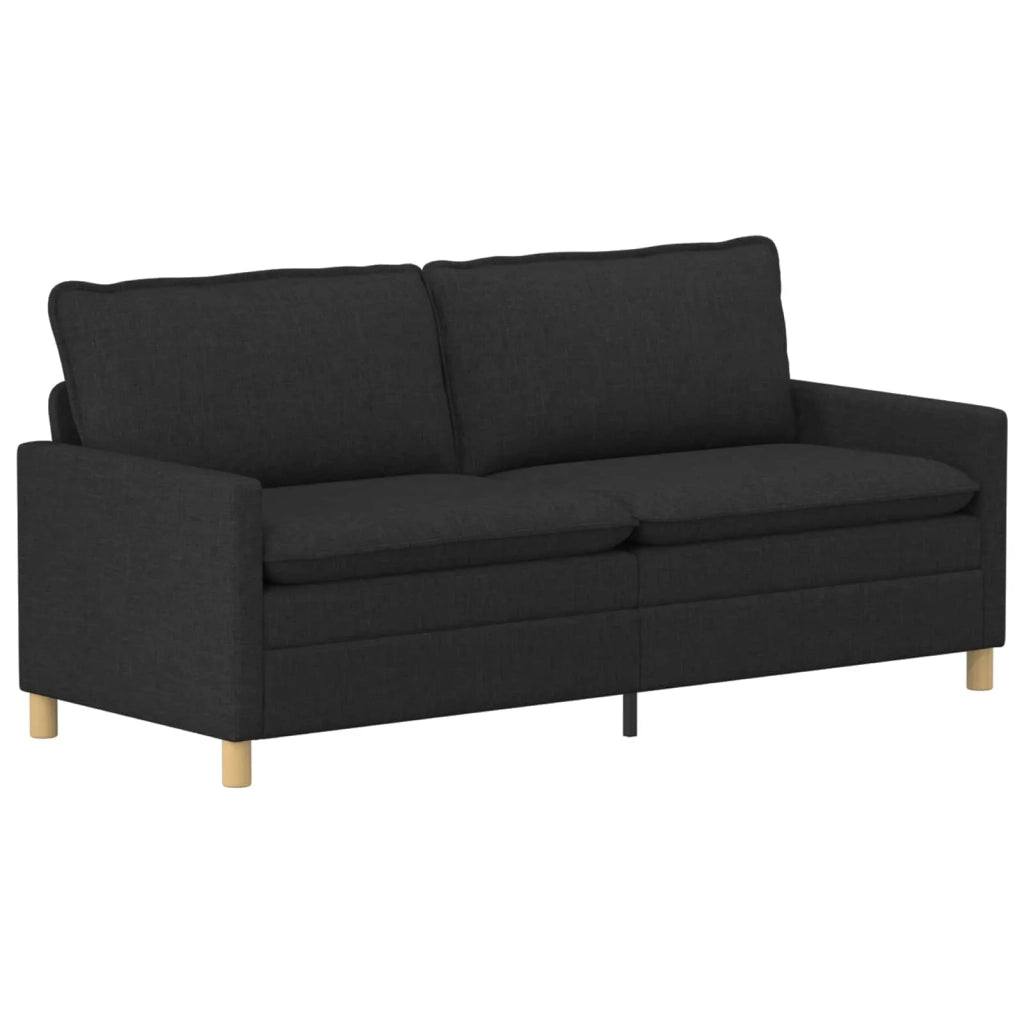 Set di divani 2 pz Nero Tessuto 3417121