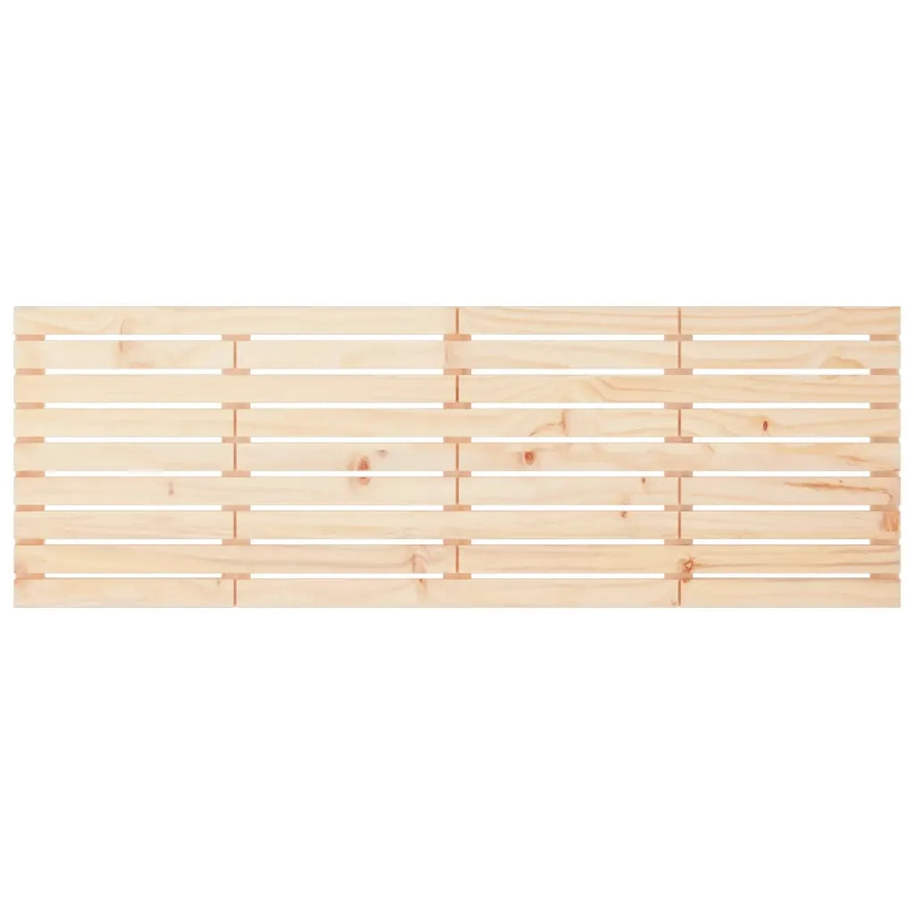 Testiera da Parete 166x3x63 cm in Legno Massello di Pino