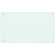 Paraschizzi per Cucina Bianco 90x50 cm in Vetro Temperatocod mxl 73096
