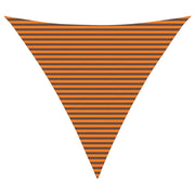 Vela Parasole | Telo Ombra | Vela da ombra solare Arancione e Marrone 5 x 5 x 5 m