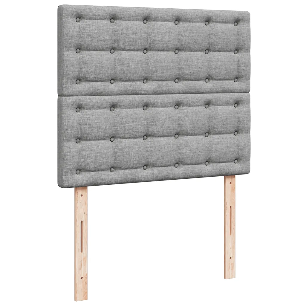 Struttura Letto Pouf con Materasso 120x190 cm in Tessuto 3314155