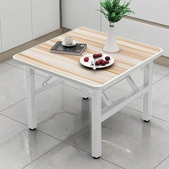 Tavolo da pranzo pieghevole per risparmiare spazio, tavolo da pranzo espandibile, tavolo da cucina moderno e compatto con struttura in metallo, facile da pulire, multifunzionale per soggiorno o sala da pranzo (giallo+nero)