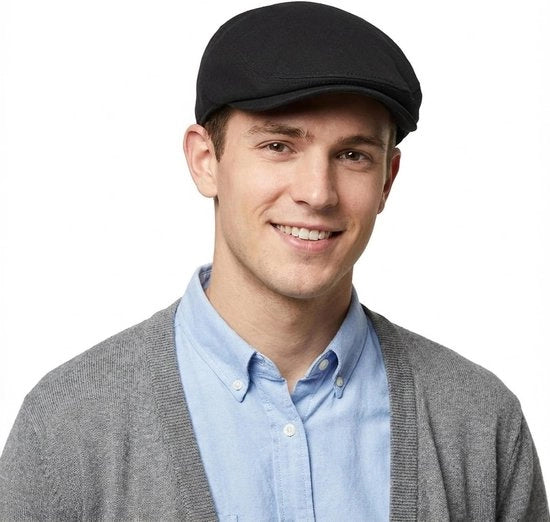 Cappello Pianotesto in Cotone per Uomo - Stile Gatsby, Cappello Newsboy per Primavera e Autunno, Accessorio Moderno