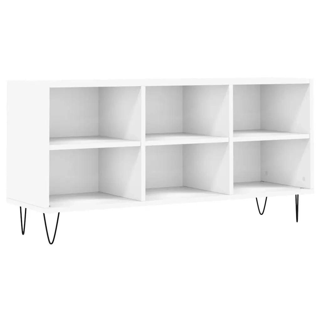 Mobile Porta TV Bianco 103,5x30x50 cm in Legno Multistrato 826988
