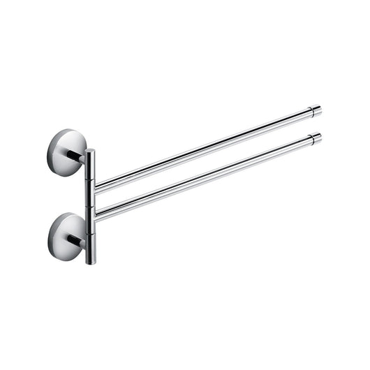 Lineabeta - Porta asciugamani doppio snodato Duemila in ottone cromato L.39 cm