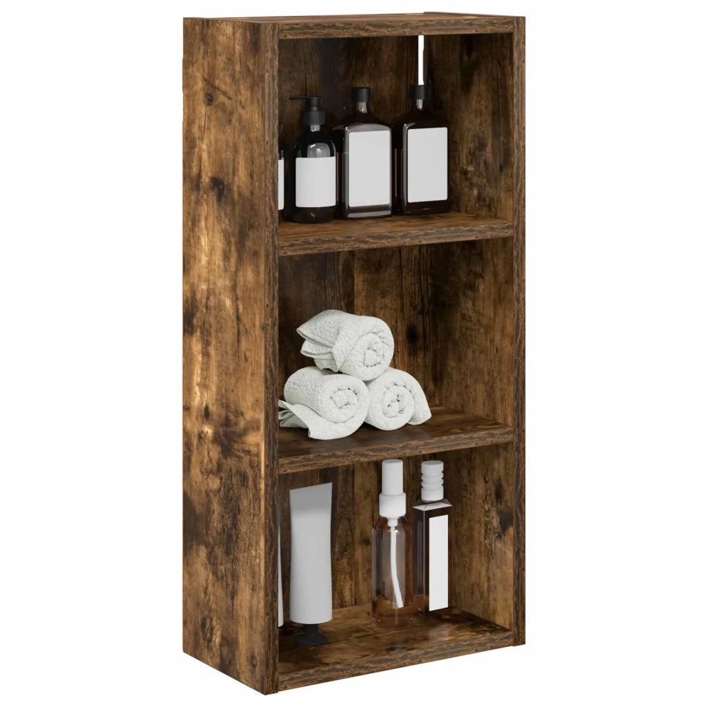 Armadio da bagno a muro Quercia Affumicata 30 x 16 x 62,5 cm 889339