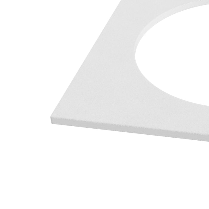 Faretto da incasso Accessorio Downlight in Alluminio Kappell Bianco