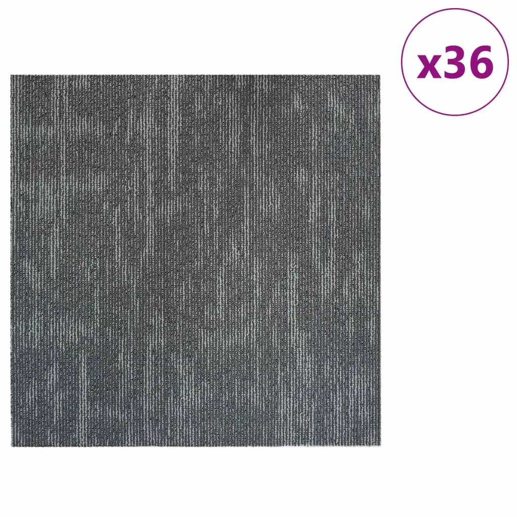 Piastrella per Tappeto Grigio Cemento 50 x 50 cm 36 pz CFW8515598