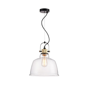Lampada pendente Pendant in Metallo Irving Nero