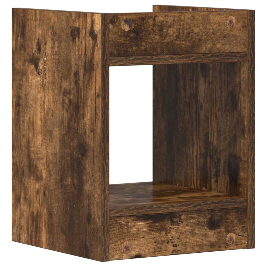 Supporto per piante 2 pcs Quercia Affumicata 30 x 30 x 40 cm
