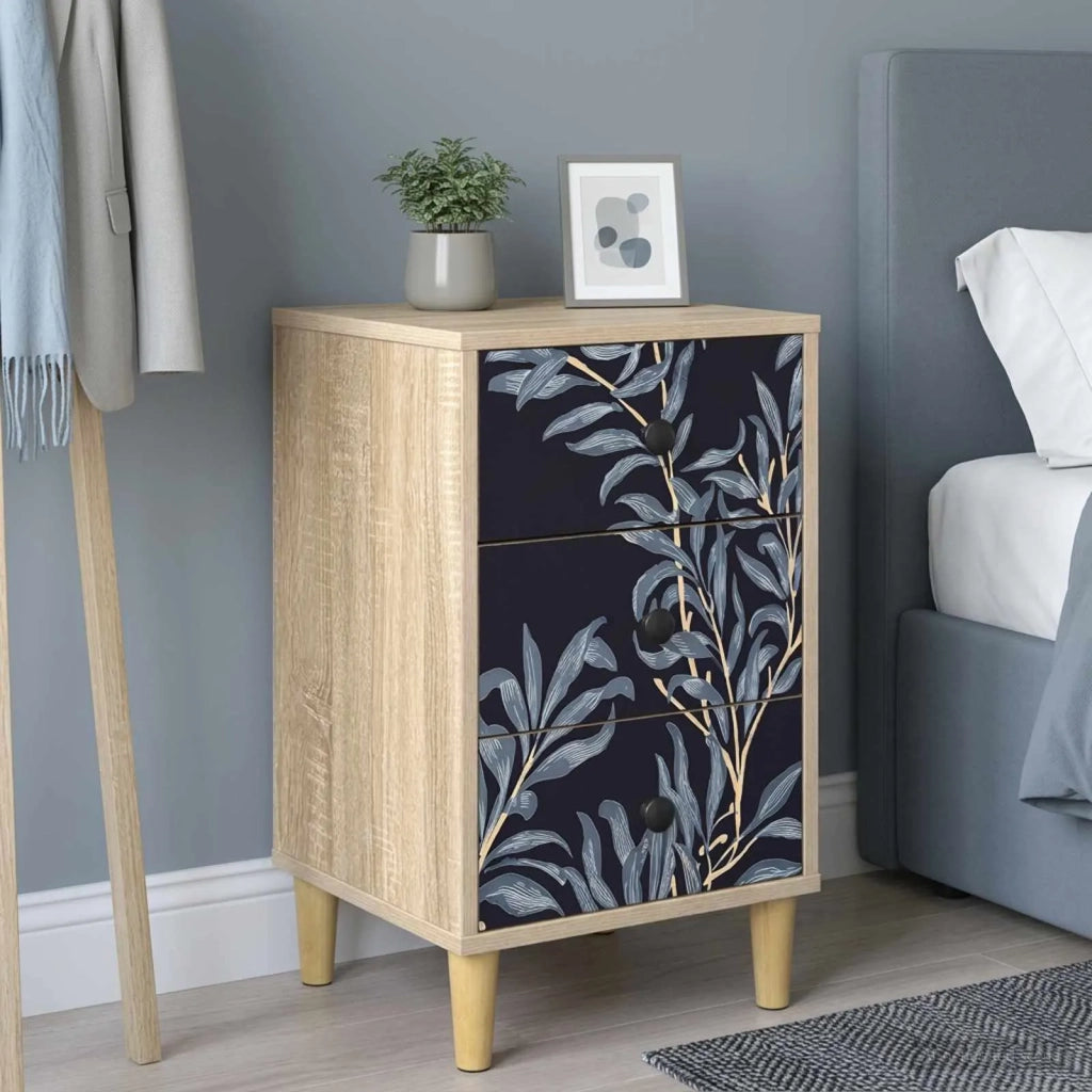Armadio da Notte DOKKUM 2 pz Rovere Sonoma 36 x 33 x 60 cm 8007286